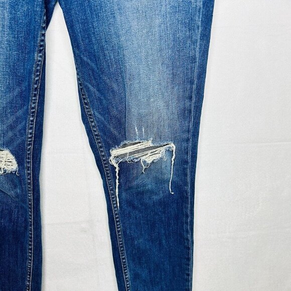 PAIGE Carter Slim Distressed Jeans In Amanda Destructed Size 28 (28x27) - Picture 5 of 11